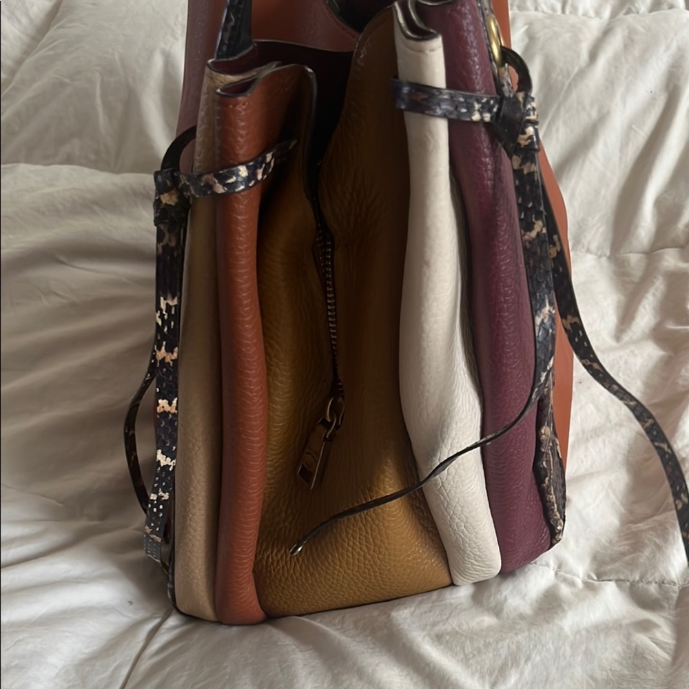 Coach Brown and Tan Shoulder Bag with Leather Straps - Picture 2 of 13